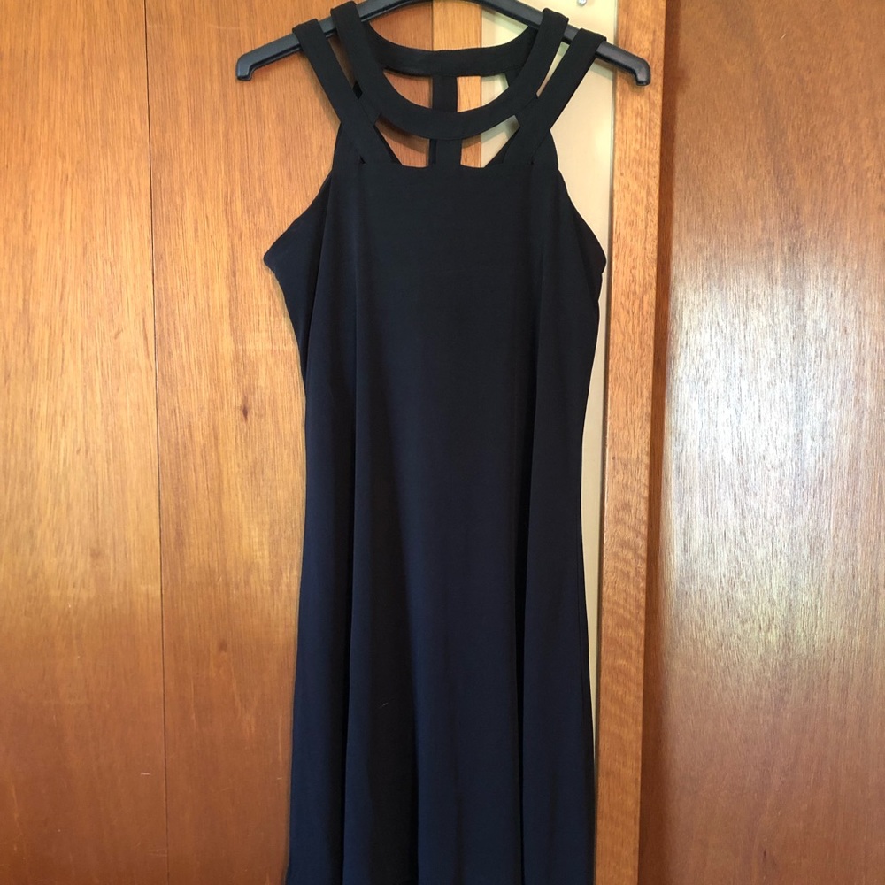 Cupio black cocktail length dress size M